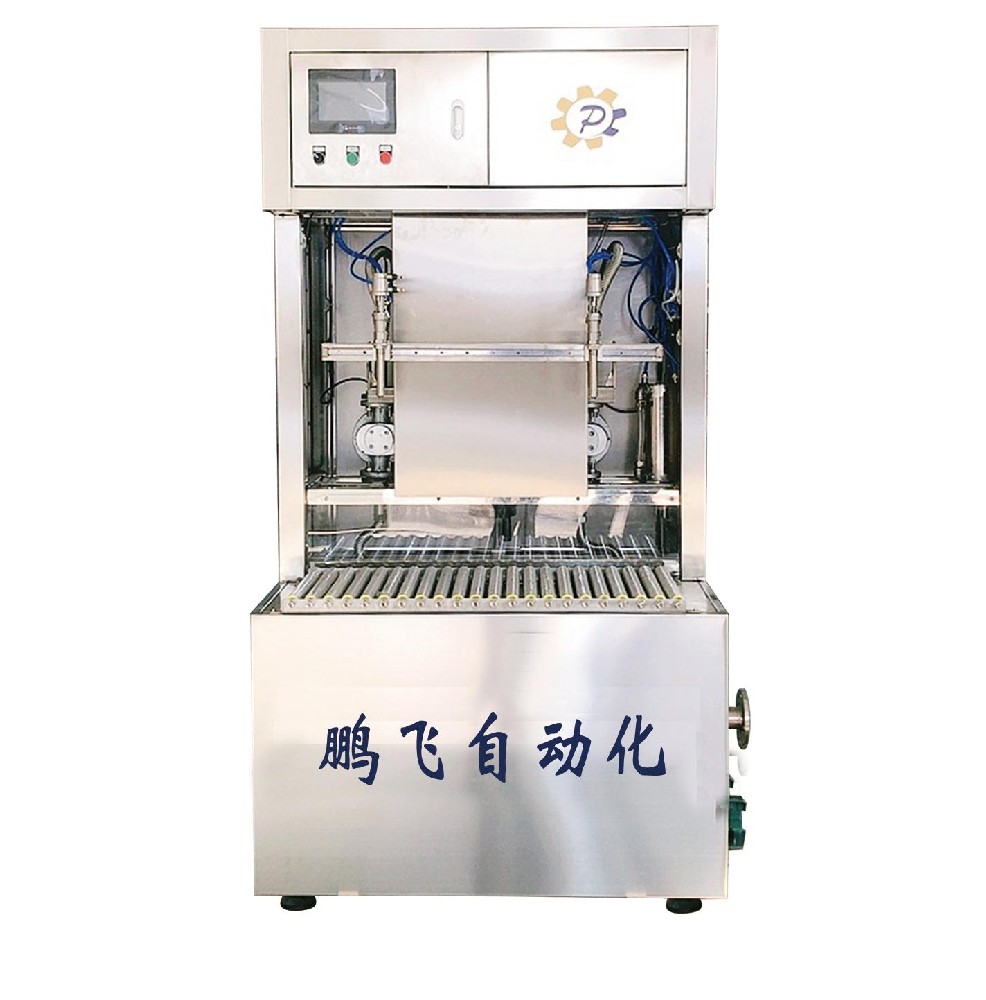 半自動(dòng)雙頭油脂灌裝機(jī)(中包)