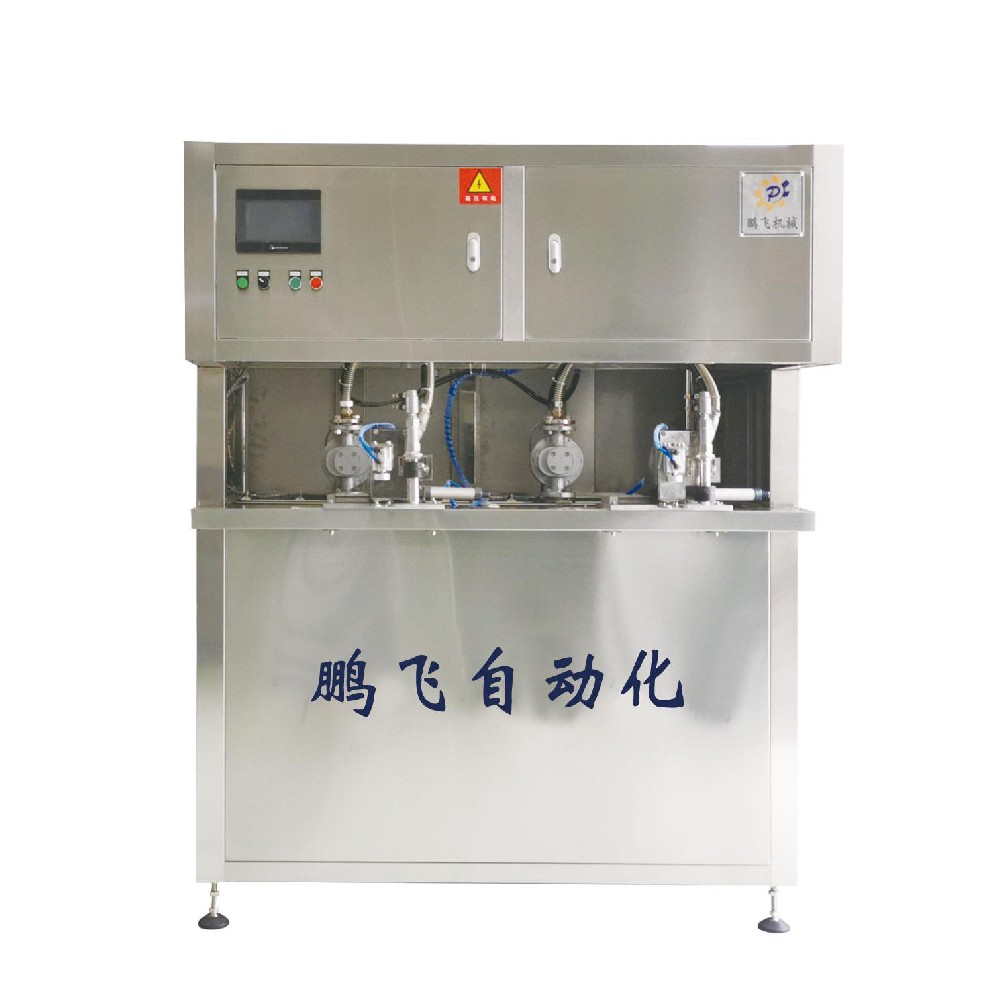 半自動(dòng)雙頭油脂灌裝機(jī)(軟包)